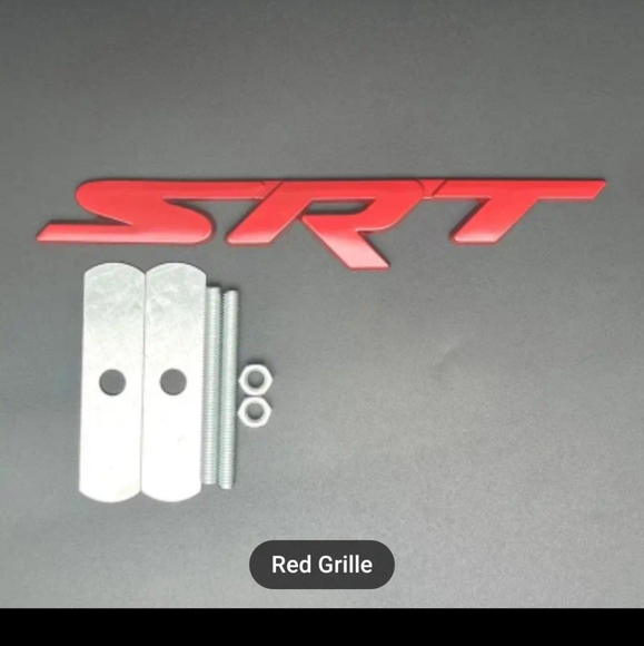 Red SRT grill Emblem Badge 5.65" Wide. Many Other Dodge Charger Chall… - Picture 2 of 4